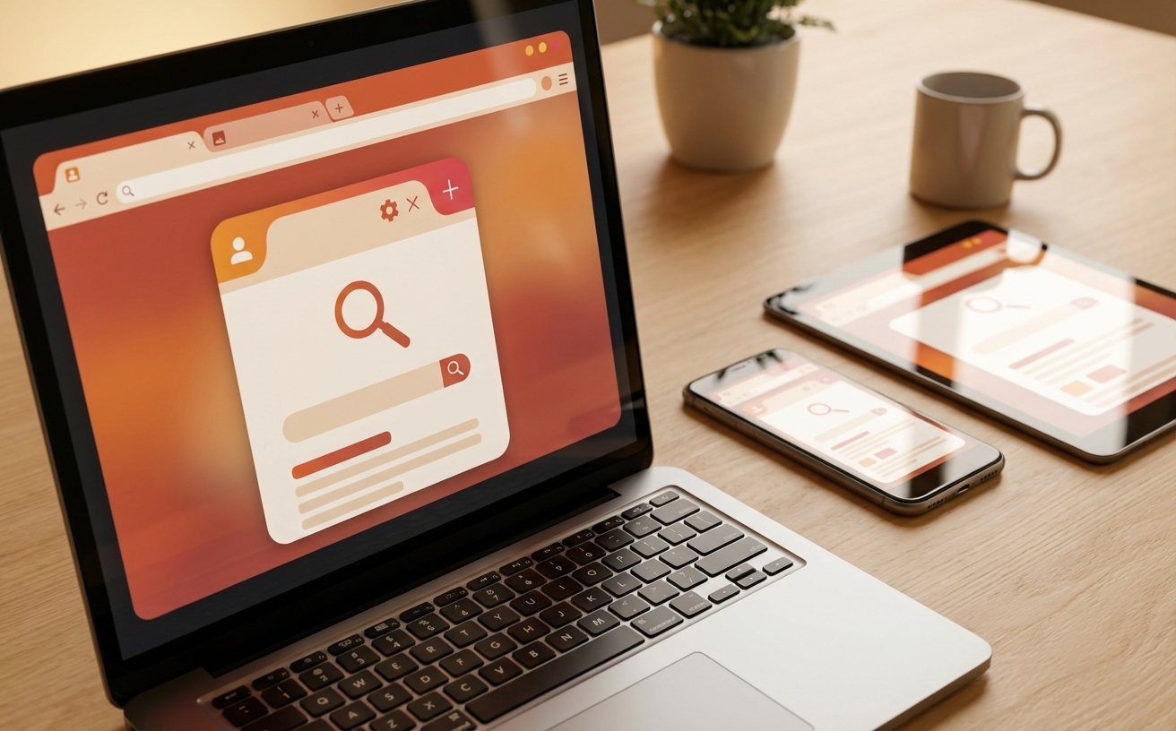 谷歌浏览器智能地址栏搜索界面