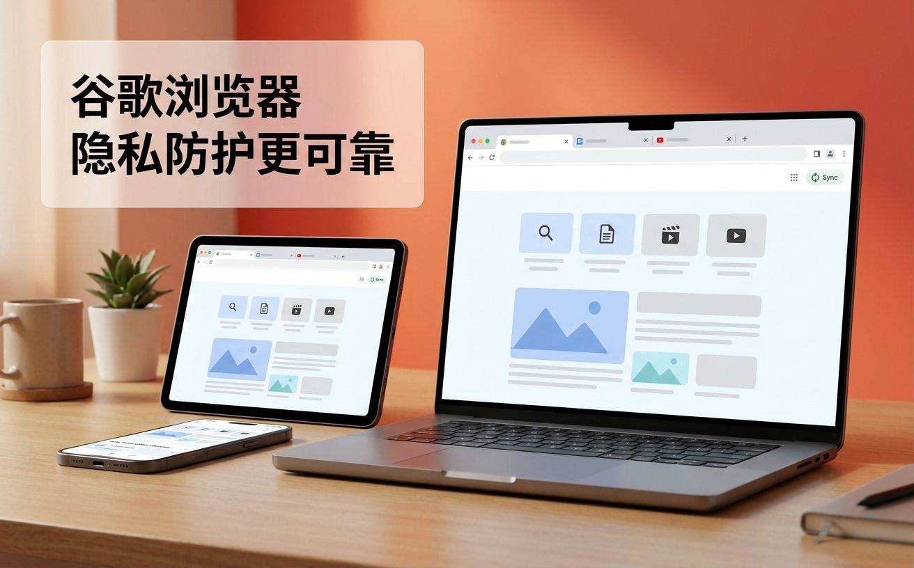 谷歌浏览器跨设备同步与书签管理界面